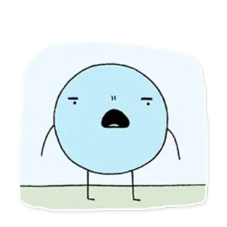 🥳 cartone animato, personaggio, adesivo, minimalista, espressione, semplice telegram sticker