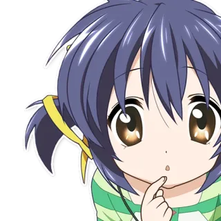 👀 Anime, Menina, Fofa, Desenho animado, Personagem telegram sticker