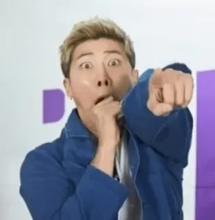 😳 RM RM, BTS, K-Pop, Chanteur, Artiste, Musique, Célébrité, Personne telegram sticker