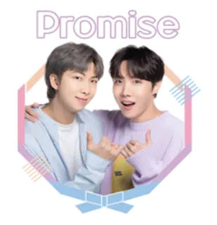 🤙 Promise K-pop, musique, promesse, RM, J-Hope telegram sticker