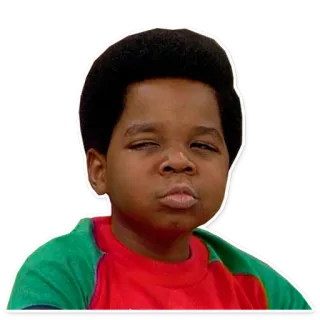 🤔 Arnold Jackson Diff'rent Strokes child, tv show, actor, kid, retro telegram sticker