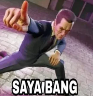 ☝ G-Man Half-Life SAYA BANG telegram sticker