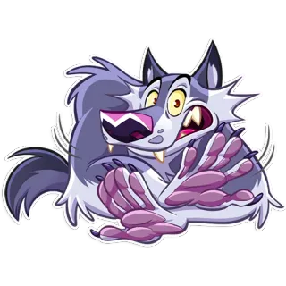 Werewolf whatsapp stickers