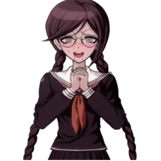 😍 Toko Fukawa Danganronpa Anime, Videogioco, Danganronpa, Toko Fukawa, Carino, Personaggio telegram sticker