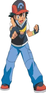 💚 Ash Ketchum Pokemon Ash Ketchum, Pokémon, Anime, Cartoon, Charakter whatsapp sticker