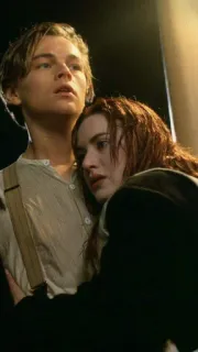 💔 Jack Dawson and Rose DeWitt Bukater Titanic película, romance, titanic, amor, drama, personajes whatsapp sticker