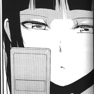 📞 Anime, Mangá, Retrato, Mulher, Telefone telegram sticker