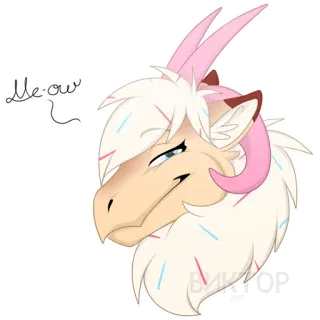 😘 Meow 용, 귀여운, 파스텔, 만화, 동물 telegram sticker