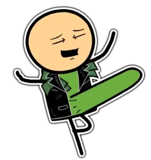 🤑 불쾌한, 만화, 몸짓, 유머, 무례한 whatsapp sticker
