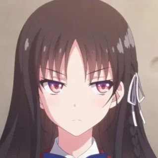 ⚜️ Horikita Suzune Classroom of the Elite Anime, Ragazza, Seria, Uniforme scolastica, Studente telegram sticker