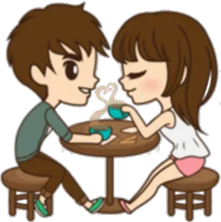 Love is... [@rainy_days] telegram stickers