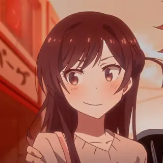 😏 Chizuru Ichinose Rent-A-Girlfriend anime, rent-a-girlfriend, chizuru ichinose, chizuru mizuhara, waifu, cute, anime girl, manga telegram sticker