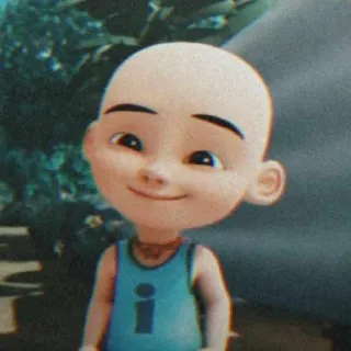 🏁 Upin Upin & Ipin мультфильм, Упин, Upin & Ipin, персонаж, анимация, ребенок telegram sticker
