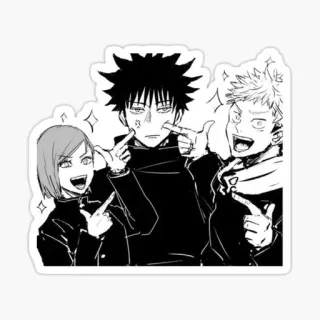 🥺 Megumi Fushiguro Jujutsu Kaisen Anime, Mangá, Jujutsu Kaisen, Megumi Fushiguro, Yuji Itadori, Nobara Kugisaki telegram sticker