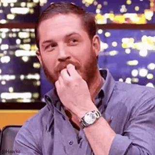 😂 Tom Hardy актер, Том Харди, мужчина, знаменитость, ТВ whatsapp sticker
