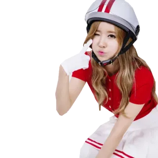 😉 ผู้หญิง, หมวกกันน็อก, ท่าโพส, น่ารัก, แฟชั่น, สไตล์ telegram sticker