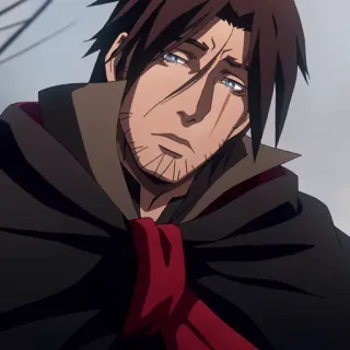 ⚰️ Trevor Belmont Castlevania castlevania, аниме, бельмонт, охотник на вампиров, netflix telegram sticker