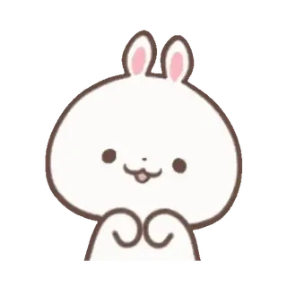 🐰 rabbit, cute, kawaii, animal, bunny telegram sticker