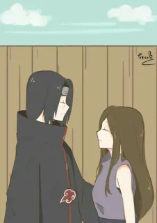 ❤️ Itachi Uchiha Naruto Аниме, Фанатское творчество, Итачи, Наруто, Персонажи telegram sticker