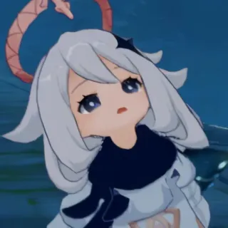 🙄 Paimon Genshin Impact anime, video game, genshin impact, paimon, cute, kawaii telegram sticker