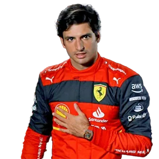 🤗 Carlos Sainz Jr. Carlos Sainz Jr., Formule 1, Ferrari, Pilote de course, Pilote whatsapp sticker