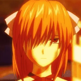 😠 anime, manga, girl, character, female telegram sticker