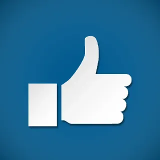 👍 Mi piace, Pollice in su, Approvazione, Social media, Positivo, Gesto della mano telegram sticker