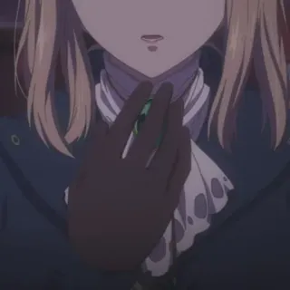 💎 Violet Evergarden Anime, Nhân vật, Chân dung, Hoạt hình telegram sticker