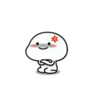 😡 angry, cartoon, emotion, cute telegram sticker