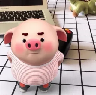 🐽 cochon, mignon, animal, dessin animé, drôle, rose, adorable telegram sticker