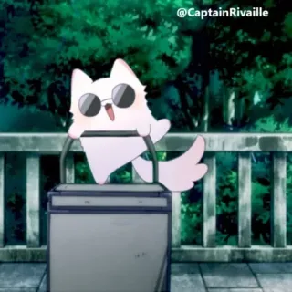 💮 cat, cute, animal, sticker, cartoon, animation telegram sticker