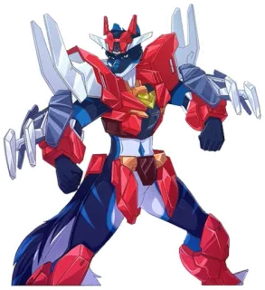 ❤️ Roboter, Rüstung, Mecha, Futuristisch, Cartoon, Anime telegram sticker