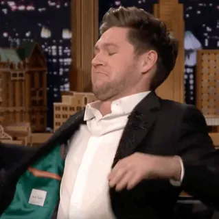 🎸 Niall Horan niall horan, cantor, one direction, celebridade, engraçado, fallon telegram sticker