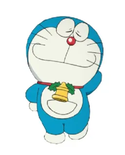 😏 Doraemon doraemon, animé, dessin animé, noël whatsapp sticker