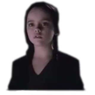 😮 Wednesday Addams The Addams Family série télé, personnage, mercredi addams, la famille addams, fille telegram sticker