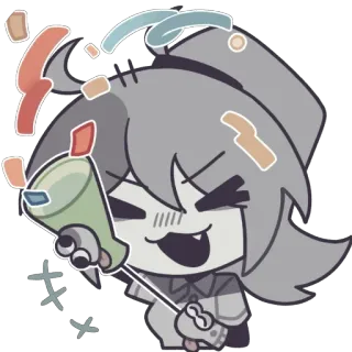🫥 축하, 파티, 콘페티, 귀여운, 애니메이션 telegram sticker