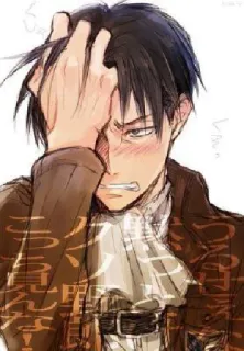 ♥ Levi Ackerman Attack on Titan anime, levi, attack on titan, aot, character, levi ackerman telegram sticker