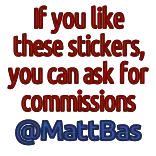 💸 If you like these stickers, you can ask for commissions @MattBas commissions, stickers, art, request telegram sticker