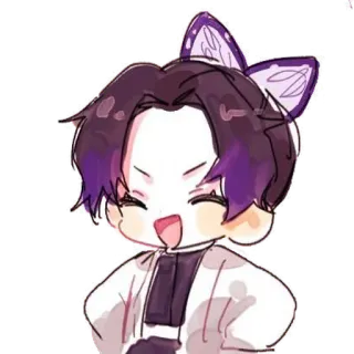🦋 Anime, Kawaii, Mignon, Manga, Chibi, Illustration, Autocollant telegram sticker