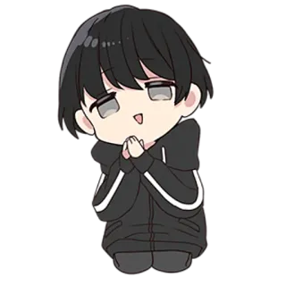 😳 Chibi, Anime, Mignon, Personnage, Manga telegram sticker