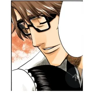 🧬 Aizen Sosuke Bleach 애니메이션, 만화, 블리치, 아이젠, 캐릭터 telegram sticker
