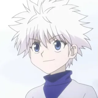 ⚡️ Killua Zoldyck Hunter x Hunter Аниме, Киллуа, Hunter x Hunter, Мультфильм, Парень, Белые волосы telegram sticker