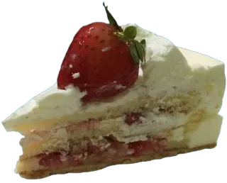 🍰 strawberry, cake, dessert, pastry, food, sweet telegram sticker