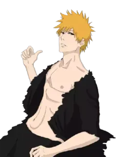 👍 Ichigo Kurosaki Bleach Anime, Bleach, Ichigo, Ichigo Kurosaki telegram sticker