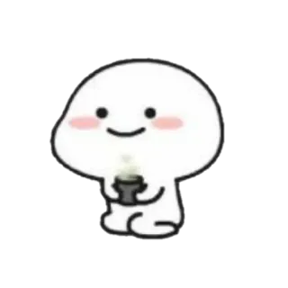 🪐 carino, caffè, bevanda, kawaii, semplice, amichevole telegram sticker