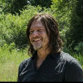 😄 Daryl Dixon The Walking Dead Daryl Dixon, The Walking Dead, Norman Reedus, AMC, Zumbi, Série TV telegram sticker