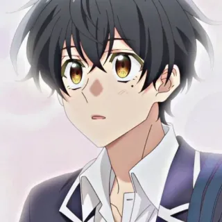 😮 Anime, Junge, Süß, Manga, Charakter telegram sticker