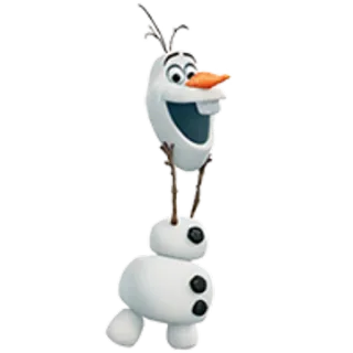 ⛄ Olaf Frozen snowman, cartoon, disney, frozen, olaf telegram sticker