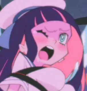 😡 Stocking Anarchy Panty & Stocking with Garterbelt Anime, Stocking Anarchy, Panty & Stocking with Garterbelt, Desenho animado, Personagem, Garota telegram sticker