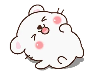 😆 หมี, น่ารัก, การ์ตูน, สัตว์, คาวาอิ, สติกเกอร์ telegram sticker